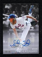 Noah Syndergaard [Autograph Full Player] Baseball Cards 2018 Topps on Demand Black & White Prices