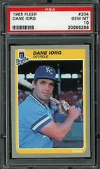 Dane Iorg #204 Baseball Cards 1985 Fleer Prices