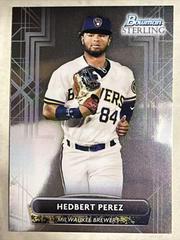 Hedbert Perez #BSP-54 Baseball Cards 2022 Bowman Sterling Prices