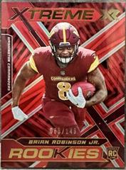 Brian Robinson Jr. [Red] #XTR-26 Football Cards 2022 Panini XR Xtreme Rookies Prices