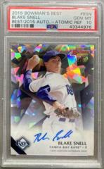 Blake Snell [Atomic Refractor] Baseball Cards 2015 Bowman's Best of Autographs Prices