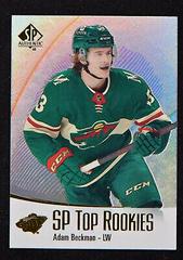 Adam Beckman #TR-35 Hockey Cards 2021 SP Authentic Top Rookies Prices