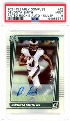 DeVonta Smith [Autograph Holo Silver] #62 Football Cards 2021 Panini Clearly Donruss Prices