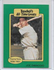 Joe DiMaggio Baseball Cards 1987 All Time Greats Prices