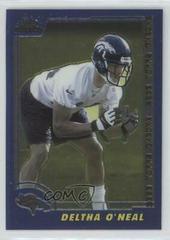Deltha O'Neal #185 Football Cards 2000 Topps Chrome Prices