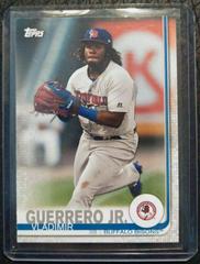 Vladimir Guerrero Jr. [Fielding] #1 Baseball Cards 2019 Topps Pro Debut Prices