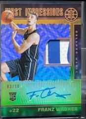 Franz Wagner [Gold] #158 Basketball Cards 2021 Panini Illusions Prices