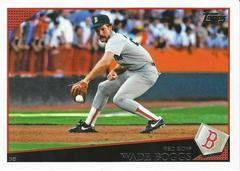 Wade Boggs Baseball Cards 2009 Topps Prices