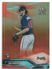 Ian Anderson [Orange] #3 Baseball Cards 2021 Bowman Platinum Prices