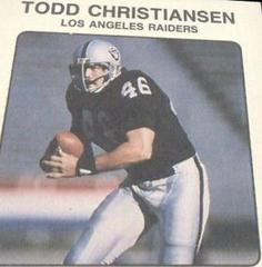 Todd Christensen Football Cards 1989 Franchise Game Prices