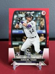 Ezequiel Tovar [Red] #15 Baseball Cards 2023 Bowman Prices