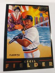 Cecil Fielder #3 Baseball Cards 1993 Fleer Prices