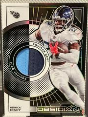 Derrick Henry [Yellow] #EG-DHE Football Cards 2022 Panini Obsidian Equinox Gear Prices