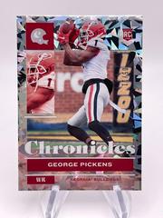 George Pickens [Ice] Football Cards 2022 Panini Chronicles Draft Picks Prices