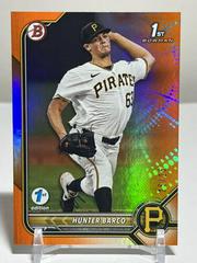 Hunter Barco [Orange] Baseball Cards 2022 Bowman Draft 1st Edition Prices
