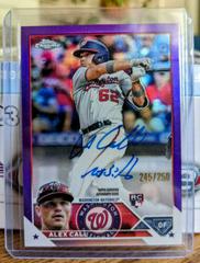 Alex Call [Purple] #RA-AC Baseball Cards 2023 Topps Chrome Rookie Autographs Prices
