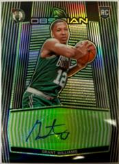 Grant Williams [Electric Etch Green] #RA-GWL Basketball Cards 2019 Panini Obsidian Rookie Autographs Prices