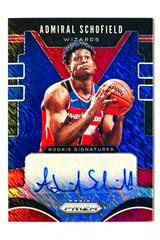 Admiral Schofield [Blue Shimmer] #ASF Basketball Cards 2019 Panini Prizm Rookie Signatures Prices