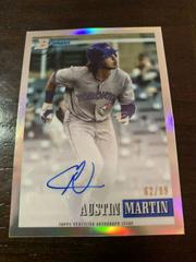 Austin Martin Baseball Cards 2021 Bowman Heritage Chrome Prospect Autographs Prices