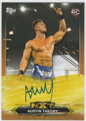 Austin Theory #A-AT Wrestling Cards 2020 Topps WWE NXT Roster Autographs Prices