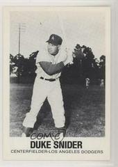 Duke Snider Baseball Cards 1977 TCMA Renata Galasso Prices
