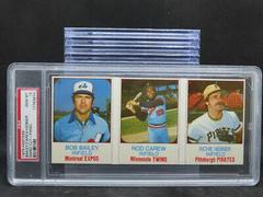 Richie Hebner, Rod Carew [Hand Cut Panel] Baseball Cards 1975 Hostess Prices