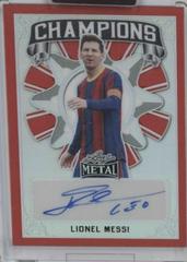 Lionel Messi [Prismatic Red] #C-LM1 Soccer Cards 2022 Leaf Metal Champions Autographs Prices