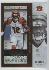 A.J. Green [Playoff Ticket] #9 Football Cards 2013 Panini Contenders Prices