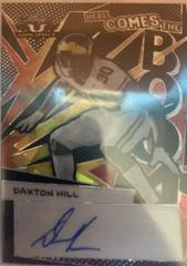 Daxton Hill [Purple] #HB-DH1 Football Cards 2022 Leaf Valiant Autographs Here Comes the Boom Prices