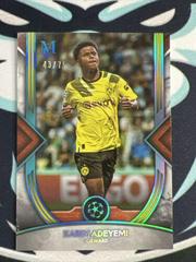 Karim Adeyemi [Sapphire] Soccer Cards 2022 Topps Museum Collection UEFA Champions League Prices
