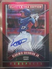 Vladimir Guerrero Jr. [Prospects Signature] #169 Baseball Cards 2015 Panini Elite Extra Edition Prices