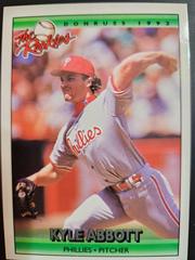 Kyle Abbott #1 Baseball Cards 1992 Panini Donruss Rookies Prices
