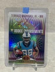 Terrace Marshall Jr. [Red] #RE-18 Football Cards 2021 Panini Illusions Rookie Endorsements Autographs Prices