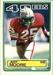 Jeff Moore #170 Football Cards 1983 Topps Prices