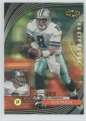 Troy Aikman [Reciprocal] #R16 Football Cards 1999 UD Ionix Prices