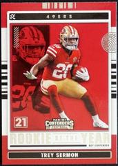 Trey Sermon #ROY-TSE Football Cards 2021 Panini Contenders Rookie of the Year Prices