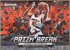 Donovan Mitchell [Red Shimmer] #19 Basketball Cards 2023 Panini Prizm Draft Picks Break Prices