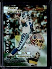 Troy Aikman, Gus Frerotte, Jim Harbaugh, Jeff Blake [Refractor] Football Cards 1996 Bowman's Best Mirror Image Prices