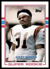 Ickey Woods #10 Football Cards 1989 Topps American/UK Prices