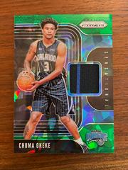 Chuma Okeke [Green Ice] Basketball Cards 2019 Panini Prizm Sensational Swatches Prices