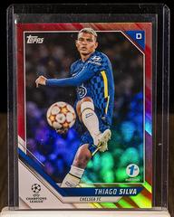 Thiago Silva [Red] Soccer Cards 2021 Topps UEFA Champions League 1st Edition Prices