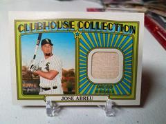 Jose Abreu Clubhouse Collection Relics Baseball Cards 2021 Topps Heritage Clubhouse Collection Relics Prices