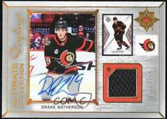 Drake Batherson [Patch] #UDA-DB Hockey Cards 2021 Ultimate Collection Display Auto Jersey Prices