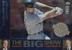 Mark McGwire [World Headquarters] #36 Baseball Cards 1997 Collector's Choice the Big Show Prices