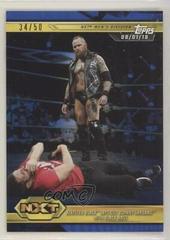 Aleister Black Lays Out Johnny Gargano with Black Mass [Blue] Wrestling Cards 2019 Topps WWE NXT Prices