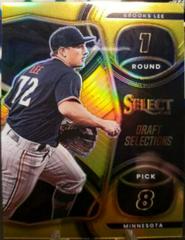 Brooks Lee [Gold] Baseball Cards 2023 Panini Select Draft Selections Prices