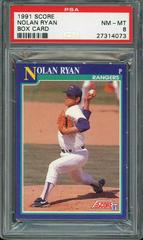 Nolan Ryan [Box Card] Baseball Cards 1991 Score Prices