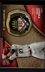 Mike Trout [Gold] #CA-MT Baseball Cards 2023 Topps Crowning Achievements Commemorative Patch Prices
