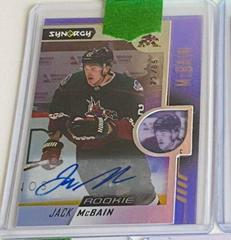 Jack McBain [Purple Autograph] Hockey Cards 2022 Upper Deck Synergy Prices
