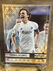 Thomas Delaney [Orange] #70 Soccer Cards 2016 Topps UEFA Champions League Showcase Prices